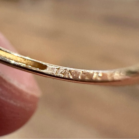 14K Yellow Gold Lab Grown Diamond Engagement Ring - Picture 9 of 13